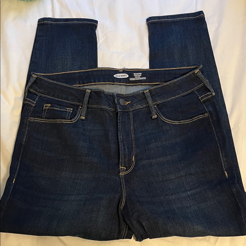 Old Navy Rock Star super skinny hi-rise 12L